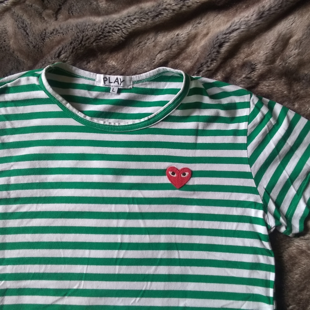 Play by Comme des Garone striped t-shirt
